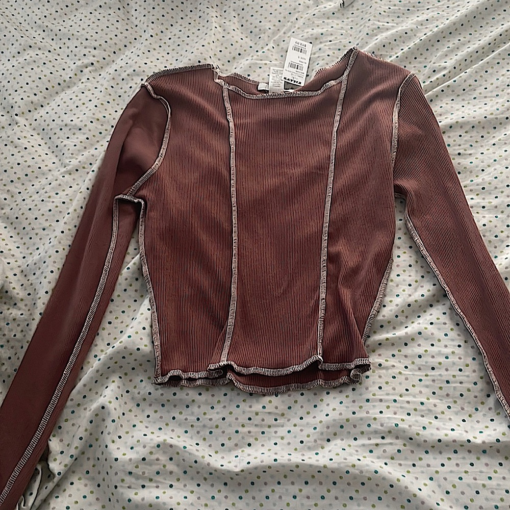 Filly’s Brown Ft W LS Exposed Seam Tee